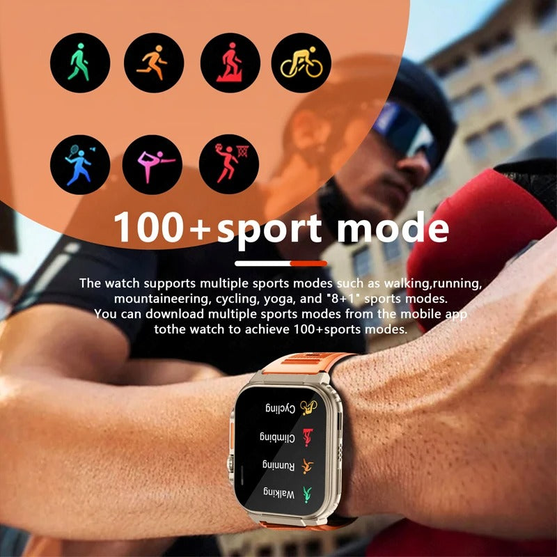 LIGE Ultra Smartwatch with Bluetooth Call & TWS
