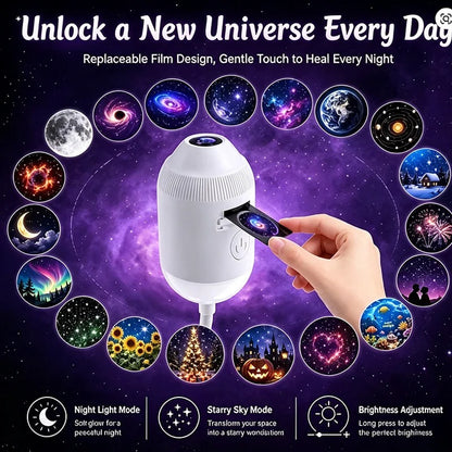 2-in-1 Galaxy Projector & Night Light