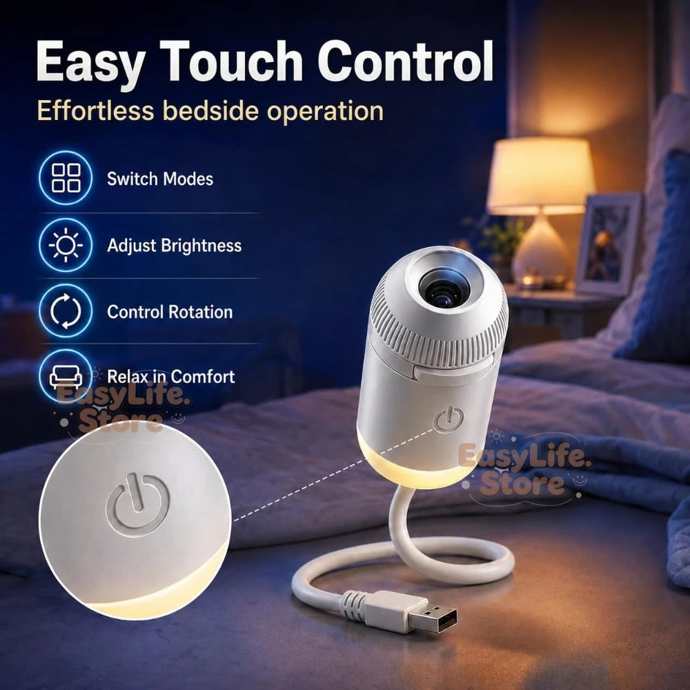 2-in-1 Galaxy Projector & Night Light