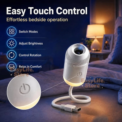 2-in-1 Galaxy Projector & Night Light