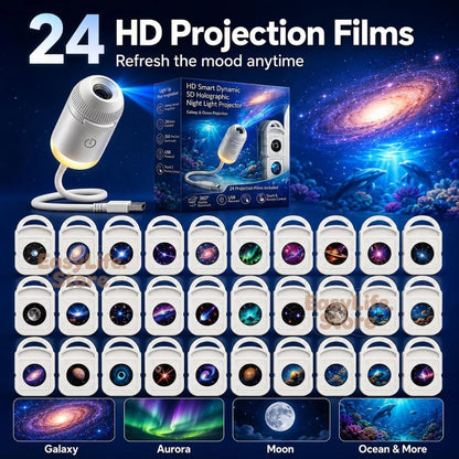 2-in-1 Galaxy Projector & Night Light