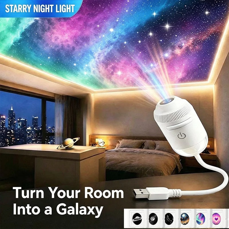 2-in-1 Galaxy Projector & Night Light
