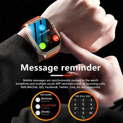 LIGE Ultra Smartwatch with Bluetooth Call & TWS