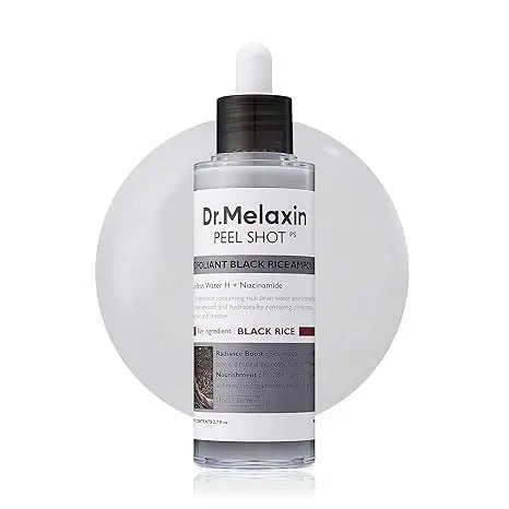 Dr. Melaxin – Peel Shot Exfoliating Black Rice Ampoule
