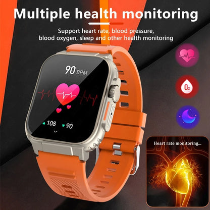 LIGE Ultra Smartwatch with Bluetooth Call & TWS