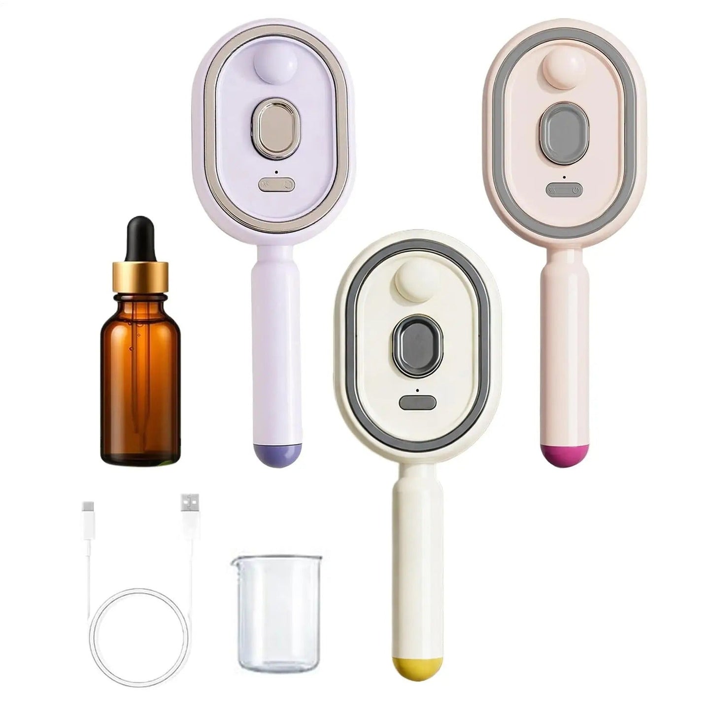 Steam Brush | Rechargeable Detangling Tool with Oil