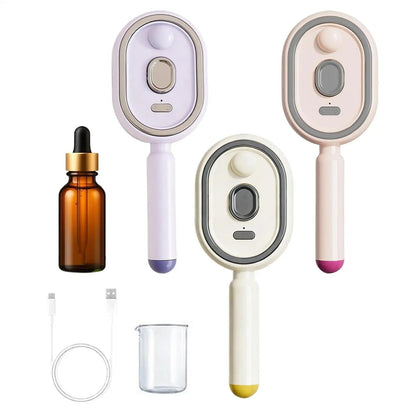 Steam Brush | Rechargeable Detangling Tool with Oil
