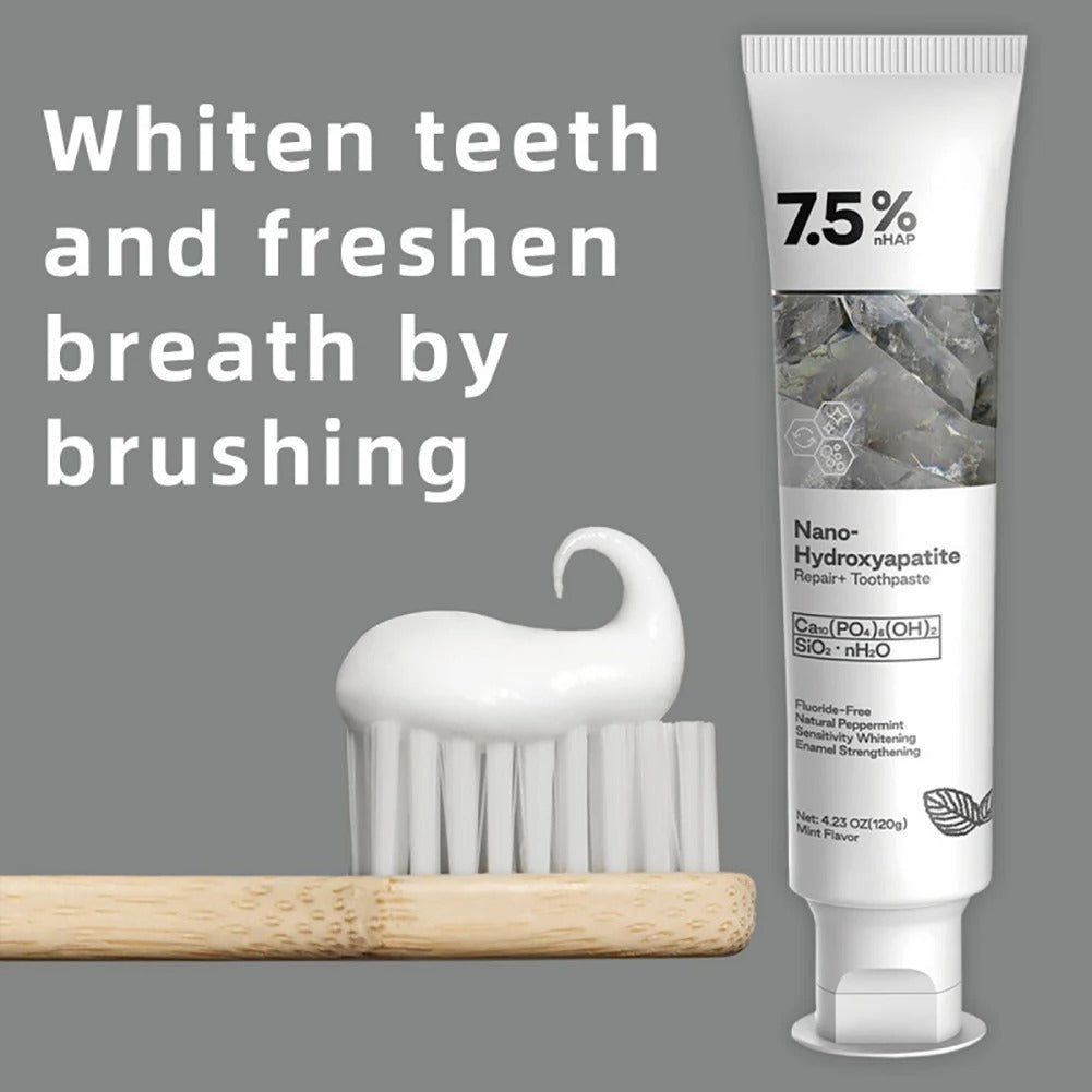7.5% Nano Hydroxyapatite Fluoride Toothpaste for Teeth Whitening