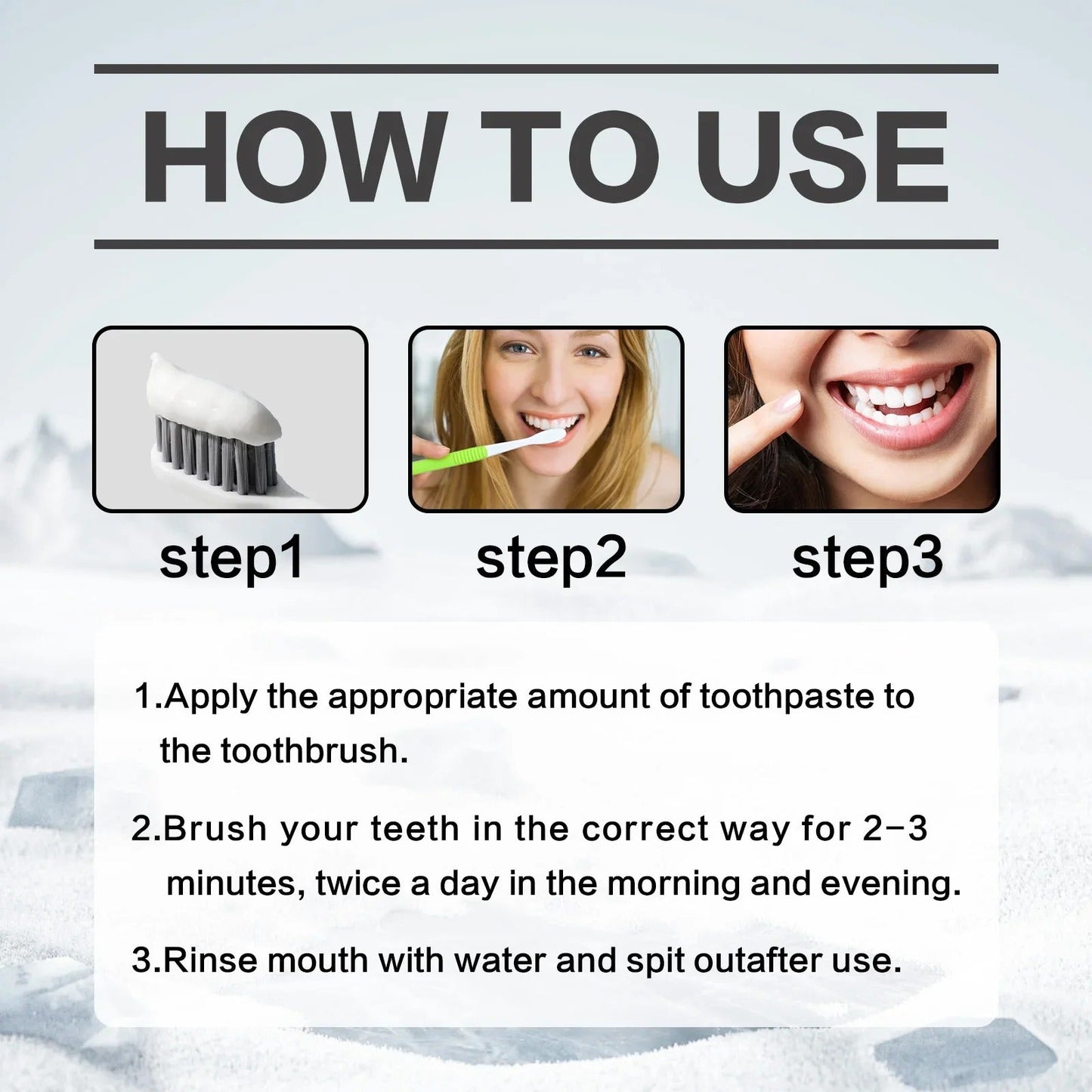 7.5% Nano Hydroxyapatite Fluoride Toothpaste for Teeth Whitening