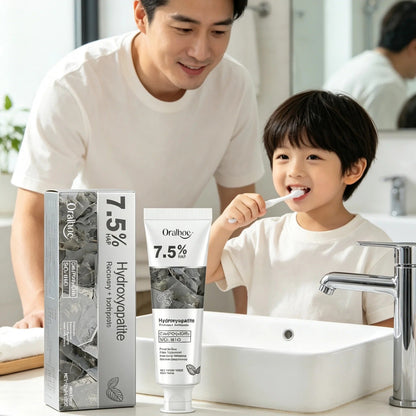 7.5% Nano Hydroxyapatite Fluoride Toothpaste for Teeth Whitening