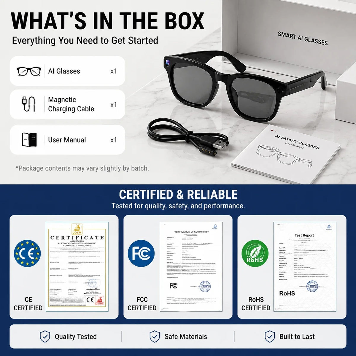 Smart Wireless Bluetooth Glasses