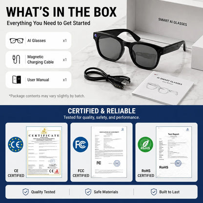 Smart Wireless Bluetooth Glasses