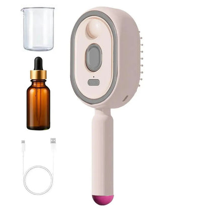 Steam Brush | Rechargeable Detangling Tool with Oil