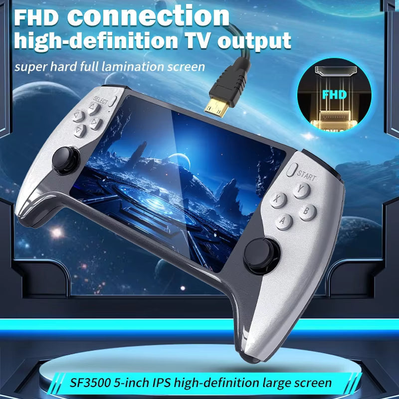 SF3500 Retro Handheld Game Console | جهاز الألعاب المحمول ريترو 🎮
